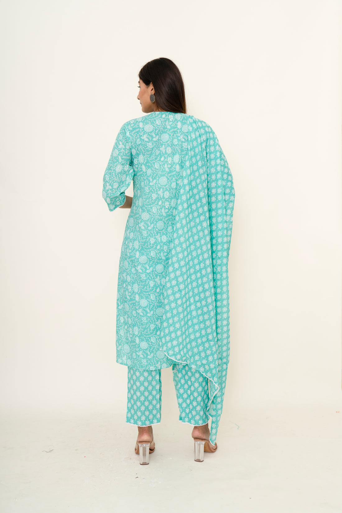 cotton printed suit set