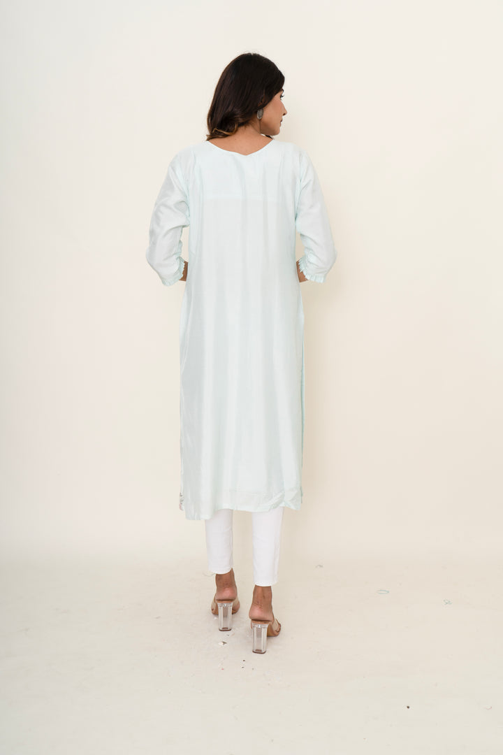 cotton silk kurta