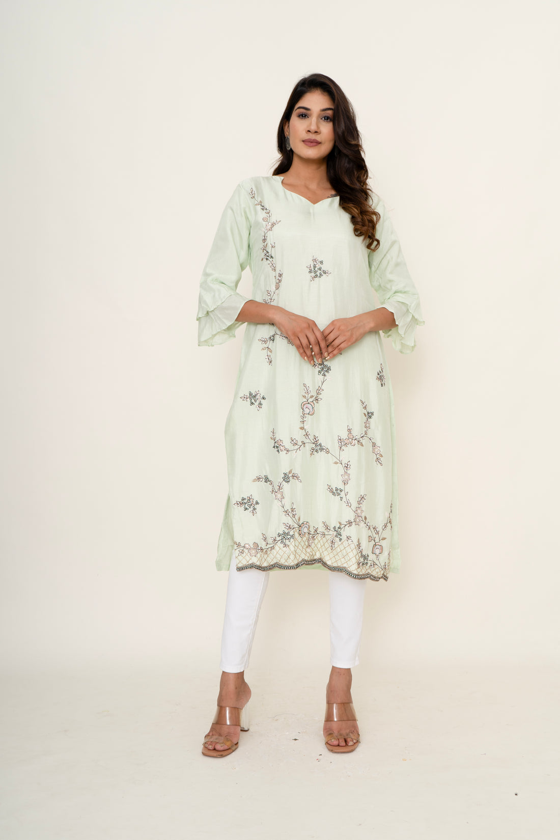 cotton silk kurta