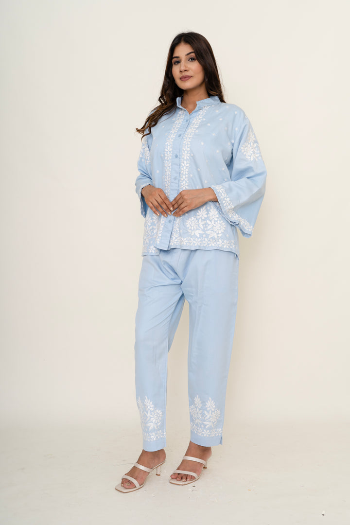 chikankari co-ord set