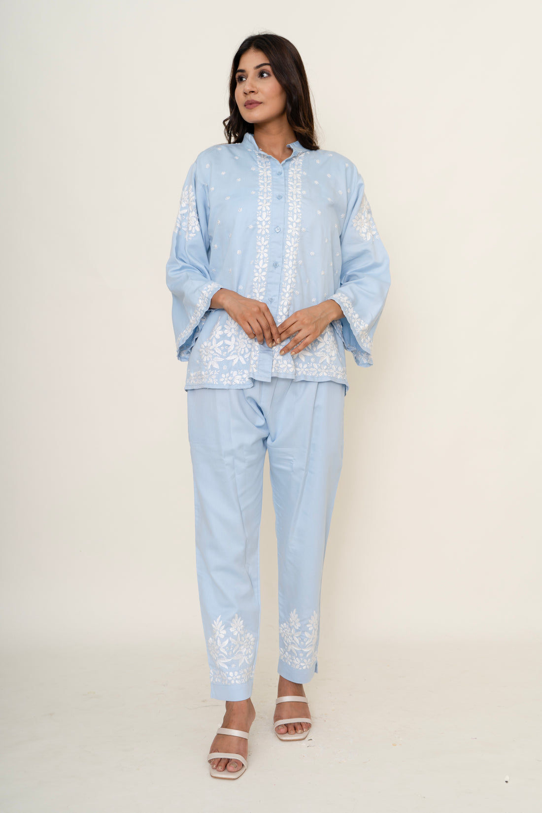 chikankari co-ord set