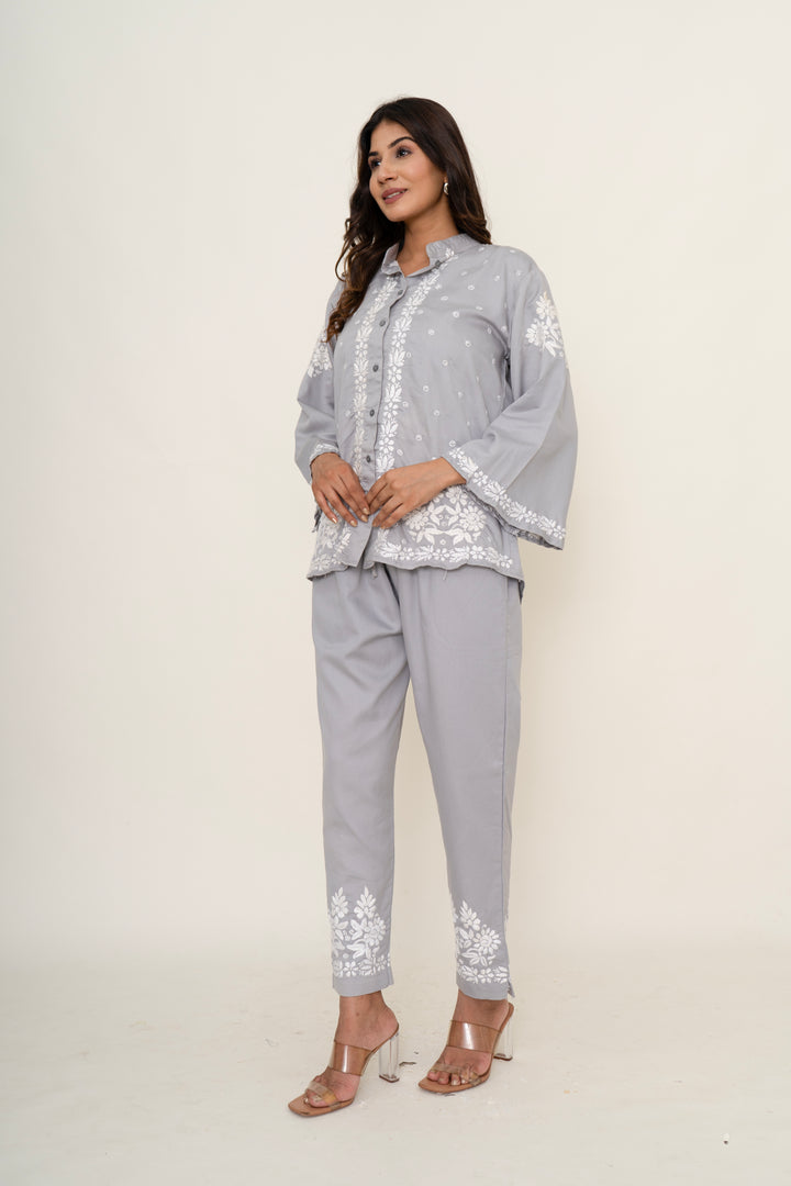 chikankari co-ord set