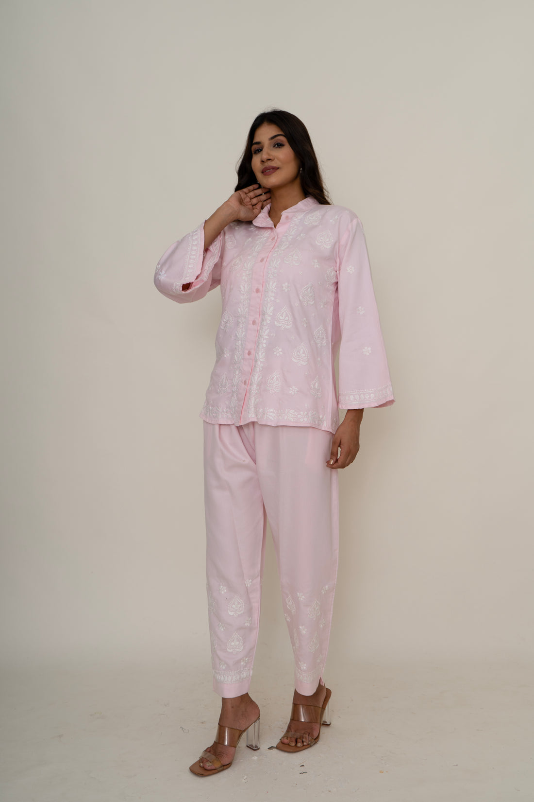 chikankari co-ord set