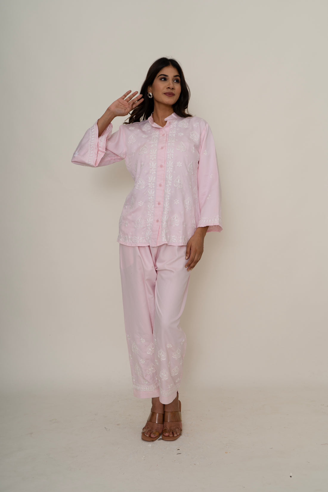 chikankari co-ord set