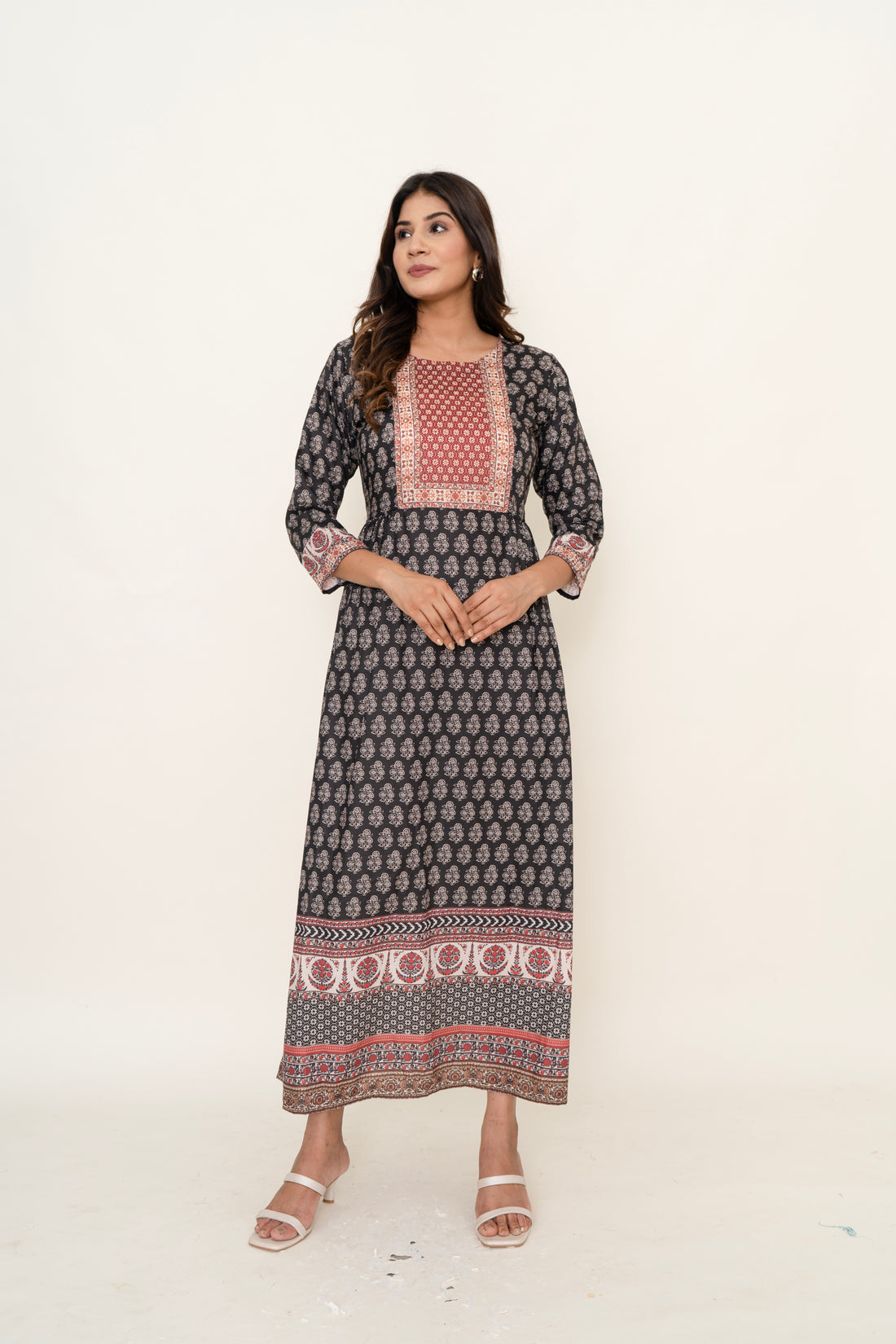 Black long kurti