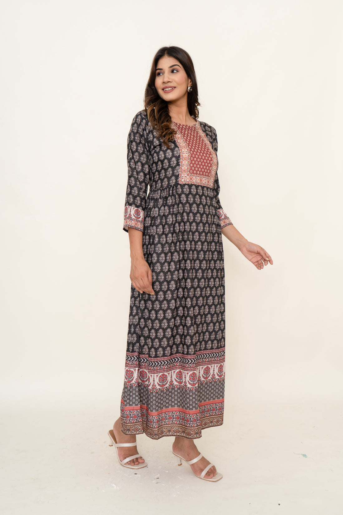 Black long kurti