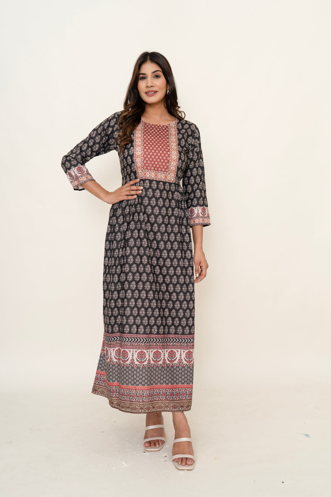 Black long kurti