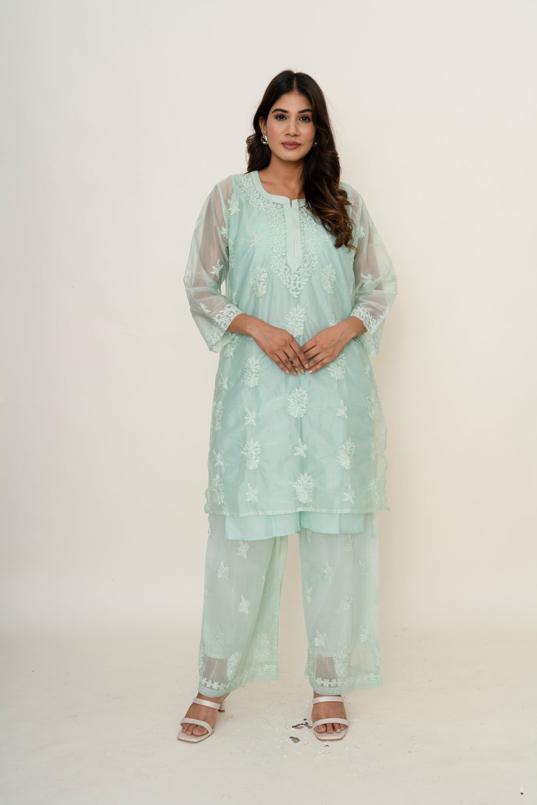 Chikankari co-ord set