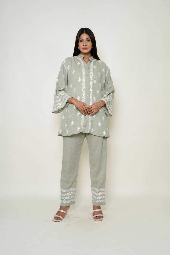 chikankari co-ord set