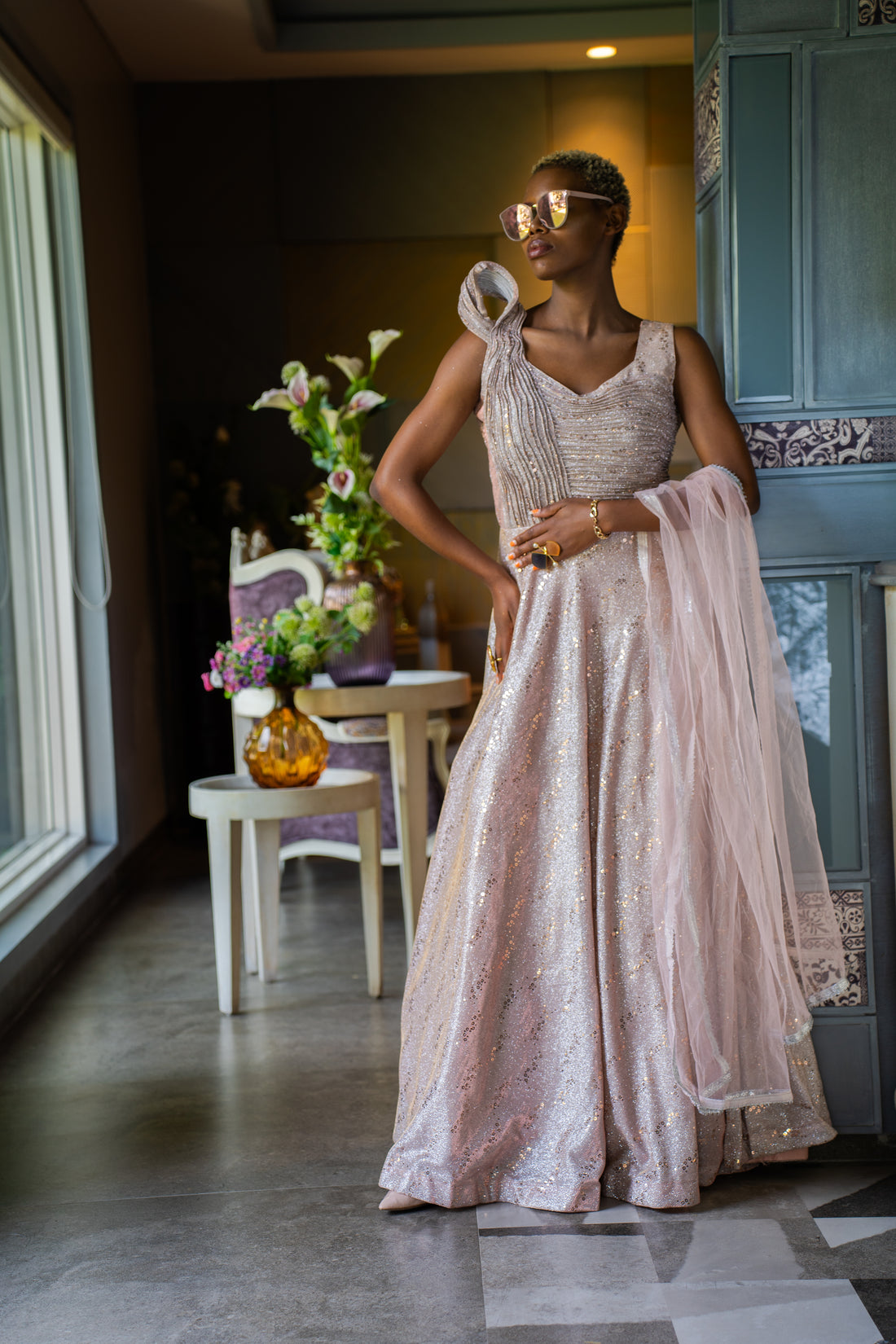 Pink Cocktail Gown