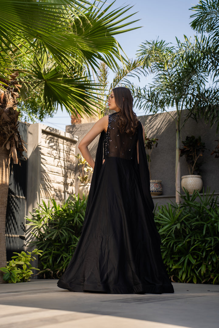 Black Cocktail Gown