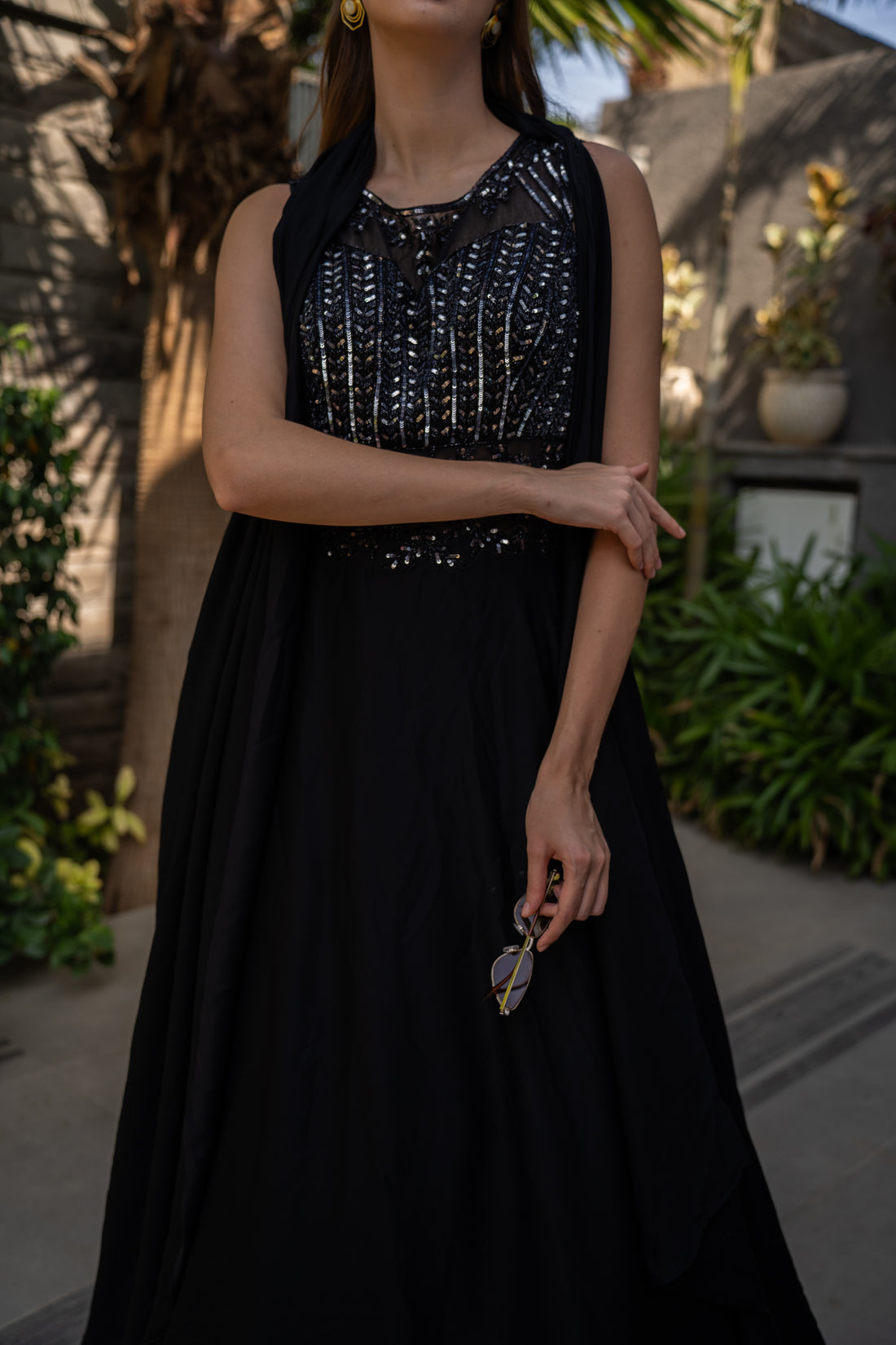 Black Cocktail Gown