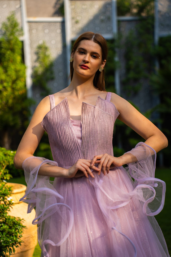 Lavender Cocktail Gown